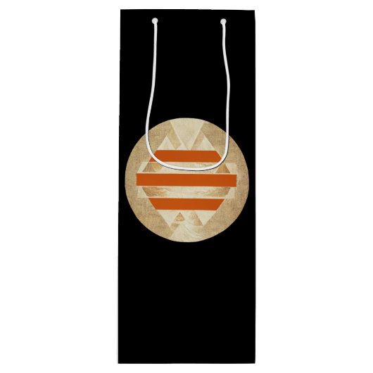 Sac Cadeau Pour Bouteille Nikias Logo (Devant)