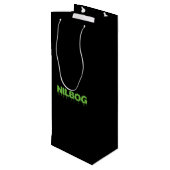 Sac Cadeau Pour Bouteille NILBOG Troll 2 Film d'horreur (Dos Angle)