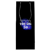 Sac Cadeau Pour Bouteille N'importe quel nom célébrant l'anniversaire le gra (Dos)