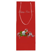 Sac Cadeau Pour Bouteille Noël (Dos)