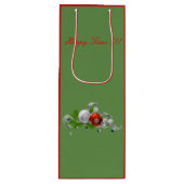 Sac Cadeau Pour Bouteille Noël (Devant)
