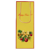 Sac Cadeau Pour Bouteille Noël (Devant)