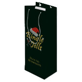 Sac Cadeau Pour Bouteille Noël de Bingle Jells Tipsy (Dos Angle)