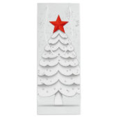 Sac Cadeau Pour Bouteille Noël minimaliste (Dos)