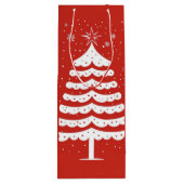 Sac Cadeau Pour Bouteille Noël moderne (Dos)