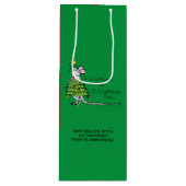 Sac Cadeau Pour Bouteille Noël Mouse mignonne Drôle Vacances (Devant)