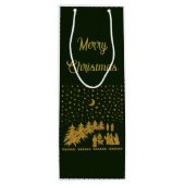 Sac Cadeau Pour Bouteille Noël religieux, Naissance de Jésus (Dos)