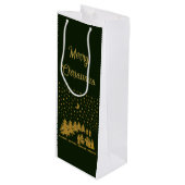 Sac Cadeau Pour Bouteille Noël religieux, Naissance de Jésus (Devant Angle)