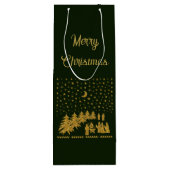 Sac Cadeau Pour Bouteille Noël religieux, Naissance de Jésus (Dos)