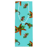 Sac Cadeau Pour Bouteille Noël Starfish Sea Hores (Dos)