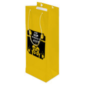 Sac Cadeau Pour Bouteille Nouveau remplacement de la hanche (Dos Angle)