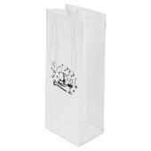 Sac Cadeau Pour Bouteille Nouvel An (Devant Angle)