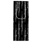 Sac Cadeau Pour Bouteille Oboe Musicien professeur de musique (Devant)