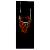 Sac Cadeau Pour Bouteille Oiseau De Feu (Devant)