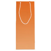 Sac Cadeau Pour Bouteille Ombre orange (Dos)
