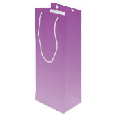 Sac Cadeau Pour Bouteille Ombre pourpre doux (Dos Angle)