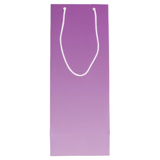 Sac Cadeau Pour Bouteille Ombre pourpre doux (Dos)