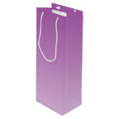 Sac Cadeau Pour Bouteille Ombre pourpre doux (Devant Angle)