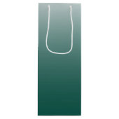 Sac Cadeau Pour Bouteille ombre vert (Devant)