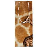 Sac Cadeau Pour Bouteille Options de Girafe 1A (Dos)