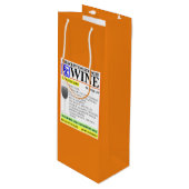 Sac Cadeau Pour Bouteille Ordonnance drôle (Devant Angle)