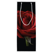 Sac Cadeau Pour Bouteille oreiller rouge (Dos)