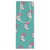 Sac Cadeau Pour Bouteille Oreilles de queue pelucheuse blanche chanceuse de (Devant)