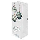 Sac Cadeau Pour Bouteille Ornements modernes de style nordique Joyeux Noël (Devant Angle)