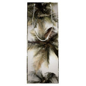 Sac Cadeau Pour Bouteille Palm Trees Wine Bag (Dos)