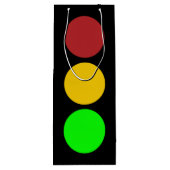 Sac Cadeau Pour Bouteille Panneau de signalisation routière avant la route d (Dos)