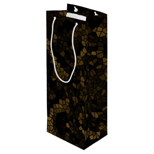 Sac Cadeau Pour Bouteille Papillon en verre d'olive (Dos Angle)