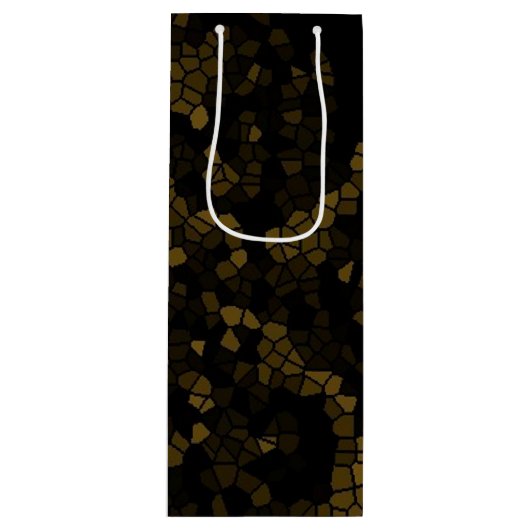 Sac Cadeau Pour Bouteille Papillon en verre d'olive (Devant)