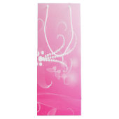 Sac Cadeau Pour Bouteille Papillon magenta (Dos)