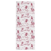 Sac Cadeau Pour Bouteille Parade des neiges - rouge (Dos)