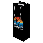 Sac Cadeau Pour Bouteille Paradise Island Santa Monica Beach-35307 (Dos Angle)