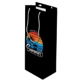 Sac Cadeau Pour Bouteille Paradise Island Santa Monica Beach-35307 (Devant Angle)