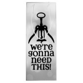 Sac Cadeau Pour Bouteille Parfait pour les amateurs de vin (Dos)