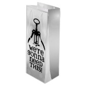 Sac Cadeau Pour Bouteille Parfait pour les amateurs de vin (Devant Angle)