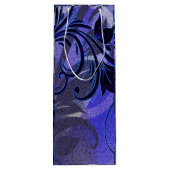 Sac Cadeau Pour Bouteille Passion violette (Dos)