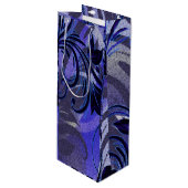 Sac Cadeau Pour Bouteille Passion violette (Devant Angle)