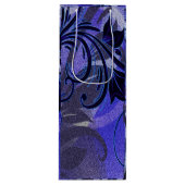 Sac Cadeau Pour Bouteille Passion violette (Devant)