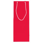 Sac Cadeau Pour Bouteille Pastèque Rose Uni (Dos)