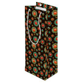 Sac Cadeau Pour Bouteille Pattern de Ethnic Brooches Seamless (Dos Angle)