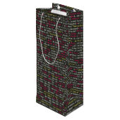 Sac Cadeau Pour Bouteille Patters de Developer (Dos Angle)