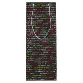 Sac Cadeau Pour Bouteille Patters de Developer (Dos)