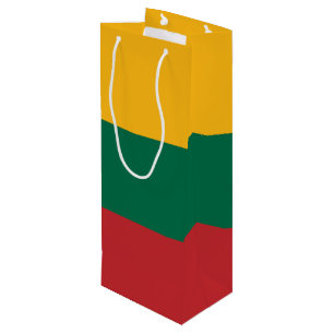 Sac Cadeau Pour Bouteille pavillon lituanien