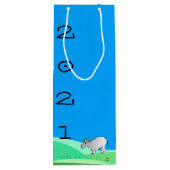 Sac Cadeau Pour Bouteille Paysage de dessin X chinois Nouvel An Zodiac WGB (Dos)