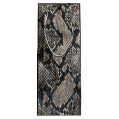 Sac Cadeau Pour Bouteille Peau de serpent Python tendance - Rich Elegant Mod (Dos)