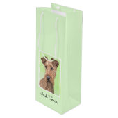 Sac Cadeau Pour Bouteille Peinture Irlandaise Terrier - Cute Original Chien (Devant Angle)