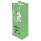 Sac Cadeau Pour Bouteille Pelouse Bowls (Dos Angle)